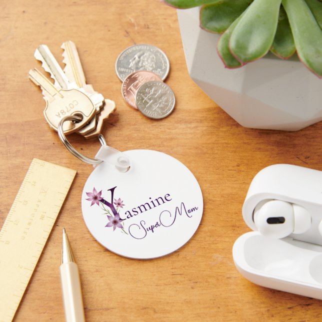 Chaveiro SuperMãe Personalizada (Mesa)