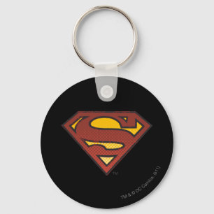 Chaveiro Superman S-Shield   Logotipo de pontos desbotados