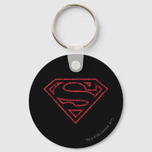 Chaveiro Superman S-Shield   Logotipo vermelho