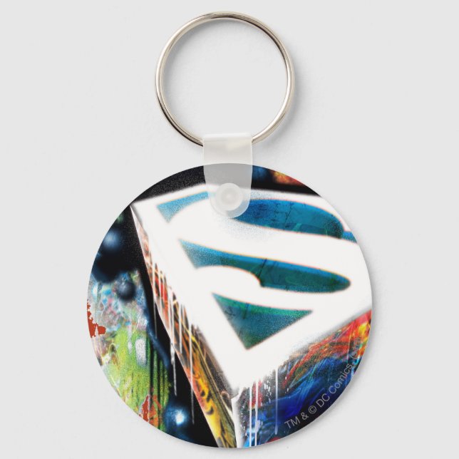 Chaveiro Superman Stylized | Urban Graffiti Logo (Frente)