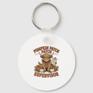 Chaveiro Supervisor do Pomar de Abóboras Camisa Vintage Vac
