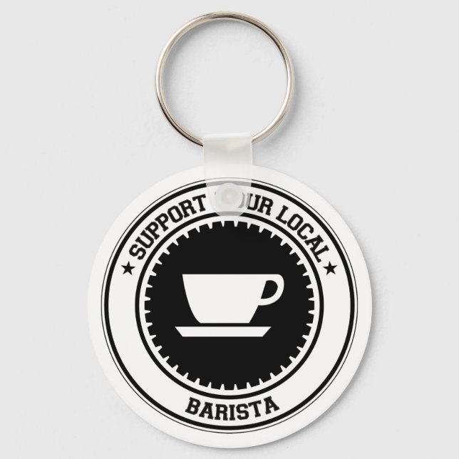 Chaveiro Suportar a Barista Local (Frente)