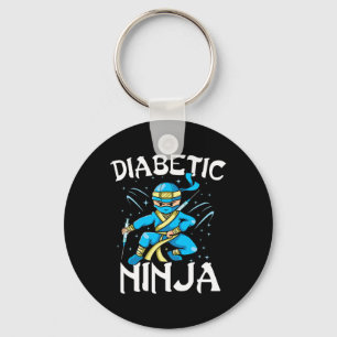 Chaveiro Suportar T1D Diabetes Ninja Tipo 1 Diabetes Awaren