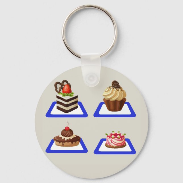 Chaveiro Suporte a Bolo Delicioso (Frente)