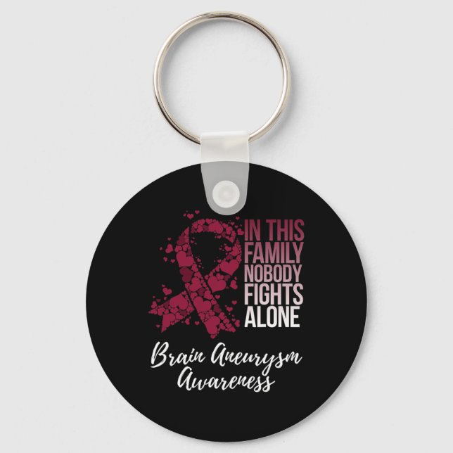 Chaveiro Suporte à consciência do neurismo cerebral (Frente)