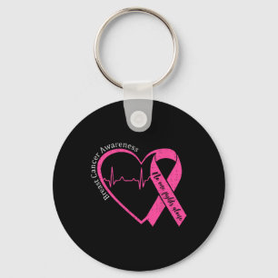 Chaveiro Suporte de Fita Rosa Rosa para Sensibilização do C