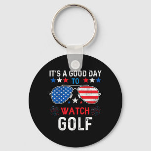 Chaveiro Suporte de Golfe EUA Equipe Óculos de Sol Bandeira