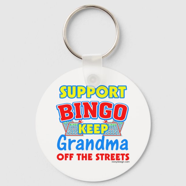 Chaveiro Support Bingo Grandma (Frente)
