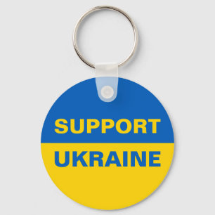 Chaveiro Support Ukraine Ukrainian Flag