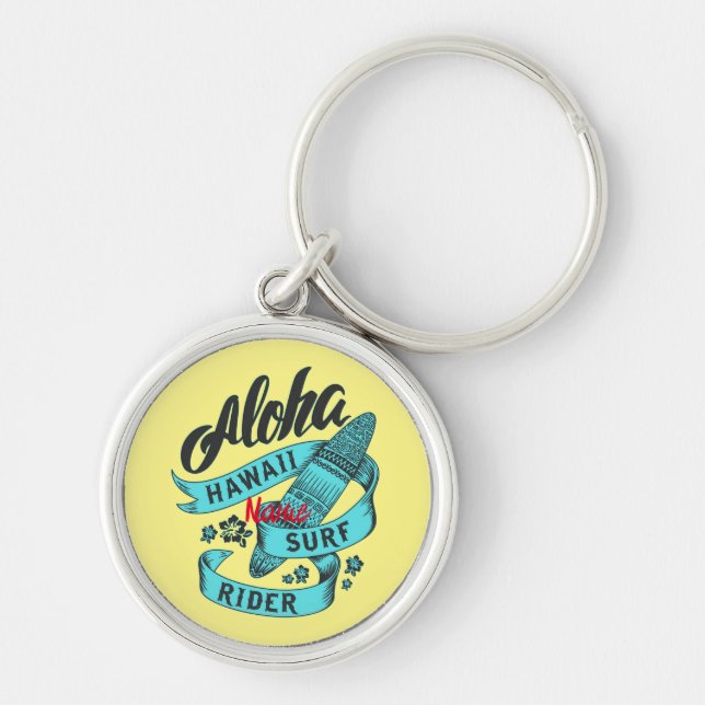 Chaveiro Surf Aloha Hawaii Rider Thunder_Cove (Frente)