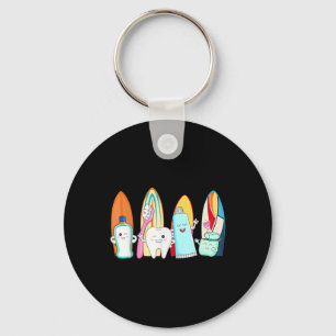 Chaveiro Surf Engraçado Surfboard Beach Summer Dental Hyg