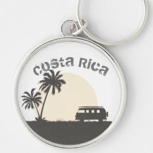 Chaveiro Surf Meia-Noite da Costa Rica Hippie Van Bus