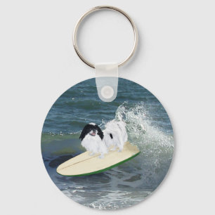Chaveiro Surfando Chin Japonês