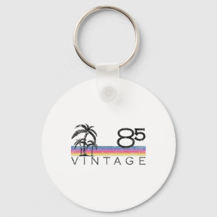 Chaveiro Surfe Vintage 1985 Pôr do Sol no Oceano Pacífico 4