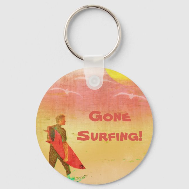 Chaveiro Surfer Dude (Frente)