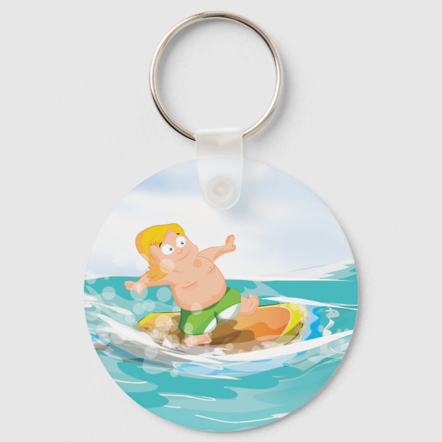 Chaveiro Surfista (Frente)