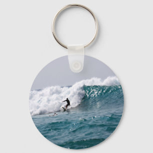Chaveiro Surfista na Onda Gigante Havaiana