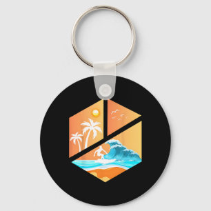 Chaveiro Surfista Surfista Retro Vintage Clic Surfe Surfe