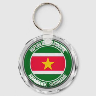 Chaveiro Suriname Round Emblem