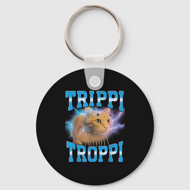 Chaveiro Surreal italiano Brainrot Memória Trippi Troppi Ca (Frente)