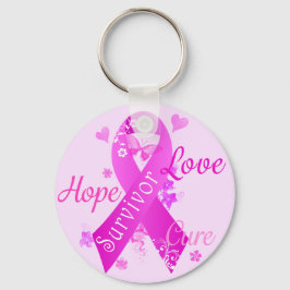 Chaveiro Survivor Love Hope Cure