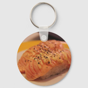 Chaveiro Sushi de Salmão Comida Japonesa Deliciosa Gostosa