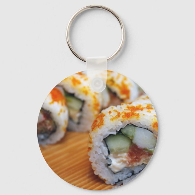 Chaveiro Sushi Japonês Delicioso Comida Asiática Yummy (Frente)