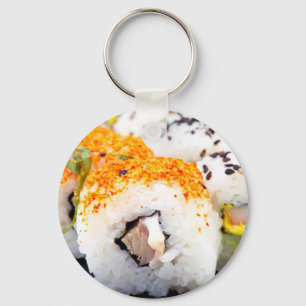 Chaveiro Sushi num prato