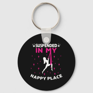 Chaveiro Suspenso no Meu Lugar Feliz Acrots Yoga _1