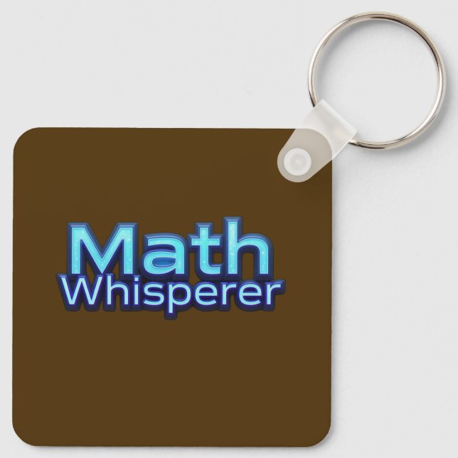 Chaveiro Sussurrador de Matemática (Verso)