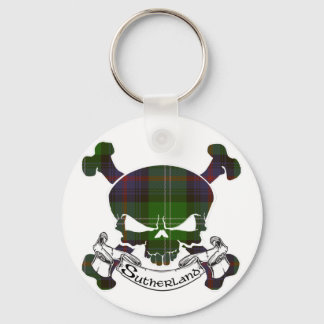 Chaveiro Sutherland Tartan Skull