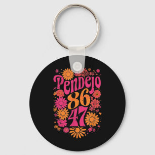 Chaveiro Sutil Groovy Retro Pendejo Floral Anti-Trump