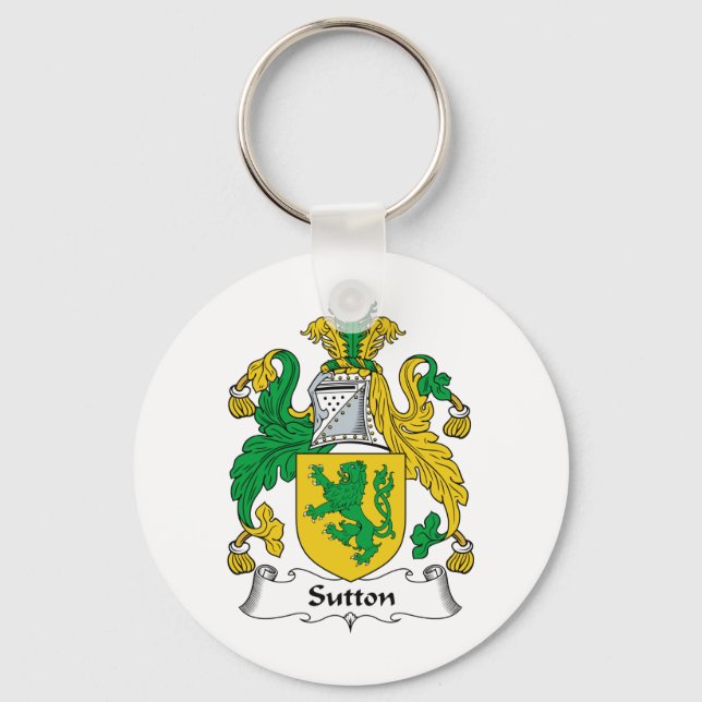 Chaveiro Sutton Family Crest (Frente)