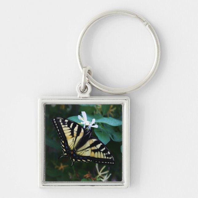 Chaveiro Swallowtail amarelo (Frente)