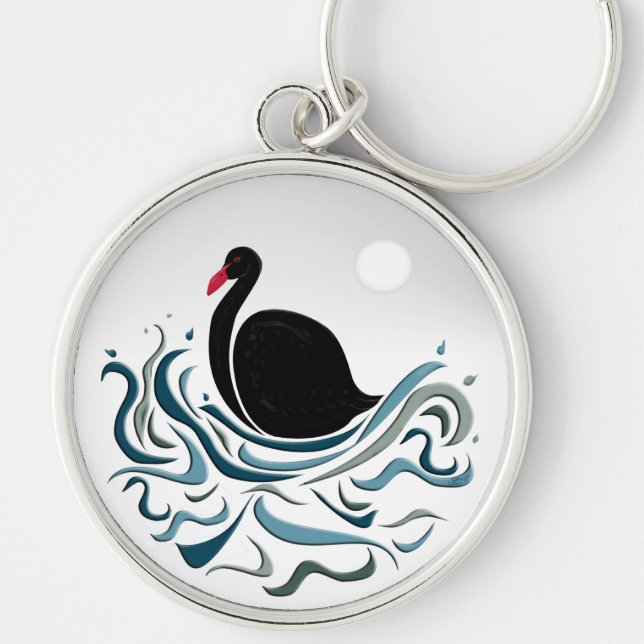 Chaveiro Swan Negro (Frente)