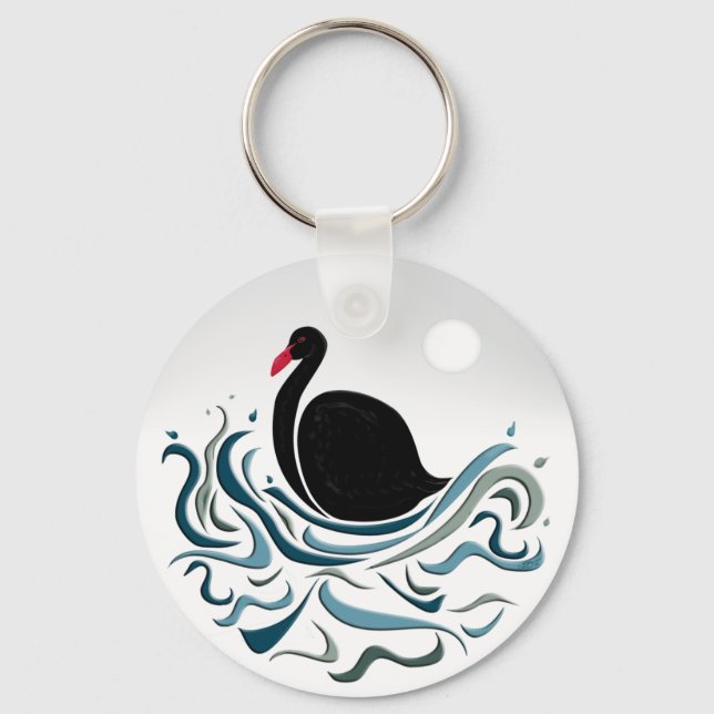 Chaveiro Swan Negro (Frente)