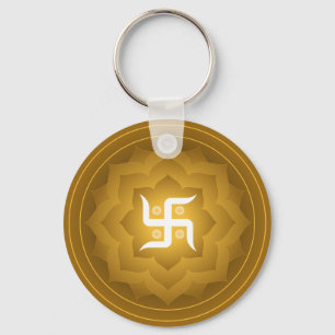 Chaveiro Swastika Lotus Design