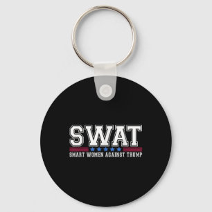 Chaveiro Swat Smart Women Contra Trump Engraçado Anti-Trump
