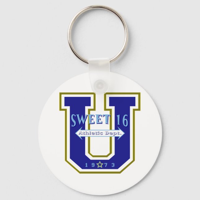Chaveiro Sweet 16 University Athletic Department (Frente)