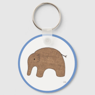 Chaveiro Sweet Baby Elephant Chaveiro-Erin Brie Art Keychai