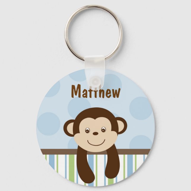 Chaveiro Sweet Lil Monkey Personalised Key Chain (Frente)