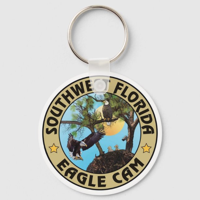 Chaveiro SWFLEagleCam Logo Keychain (Various Options) (Frente)