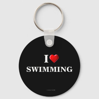 Chaveiro Swimming: I Love Swimming keychain