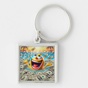 Chaveiro swimming in money