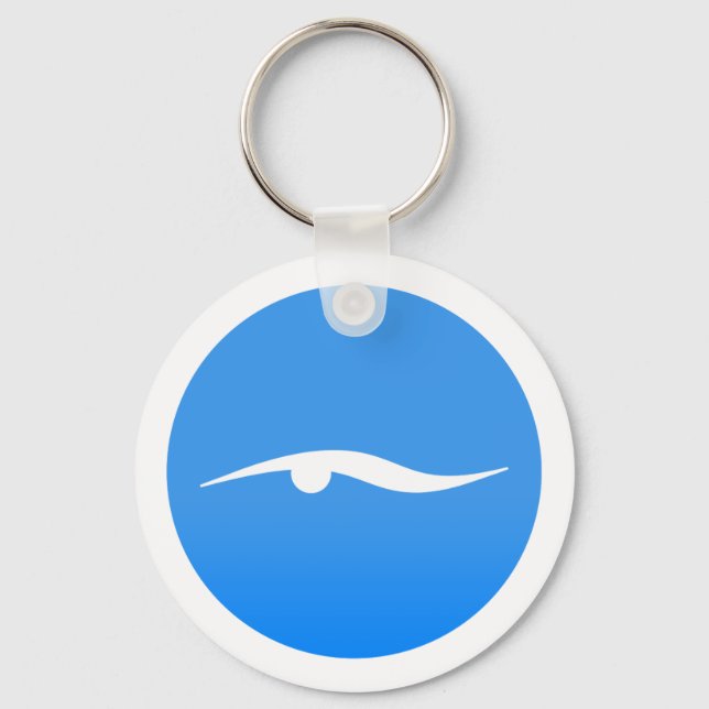 Chaveiro Swimming logo on T-shirt (Frente)