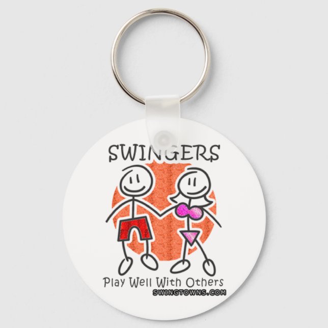 Chaveiro Swingers jogam bem juntos (Frente)