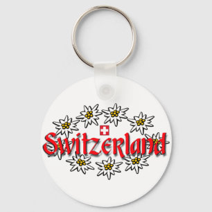 Chaveiro Switzerland Edelweiss Keychain