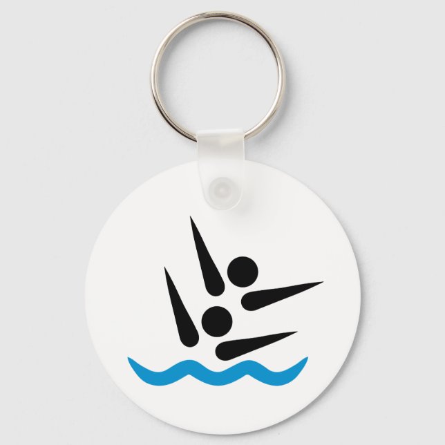 Chaveiro Synchronized swimming (Frente)