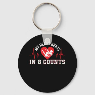 Chaveiro Synchronized Swimming Heart Beats 8 Counts