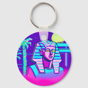 Chaveiro Synthwave Pharaoh